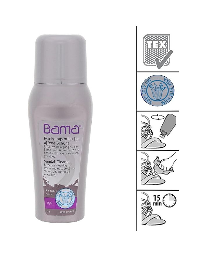 Bama Sandal Cleaner 75 ml Płyn Do Czyszczenia Sandałów