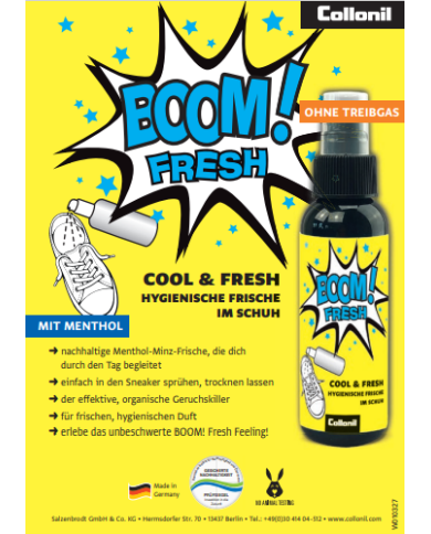 Collonil Boom Fresh 100 ml Dezodorant Do Butów Bez Gazu