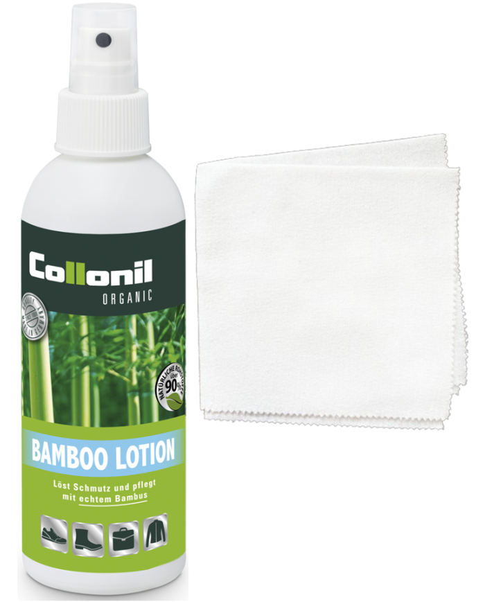 Collonil Organic Bamboo Lotion 200 ml Zestaw Do Czyszczenia Butów