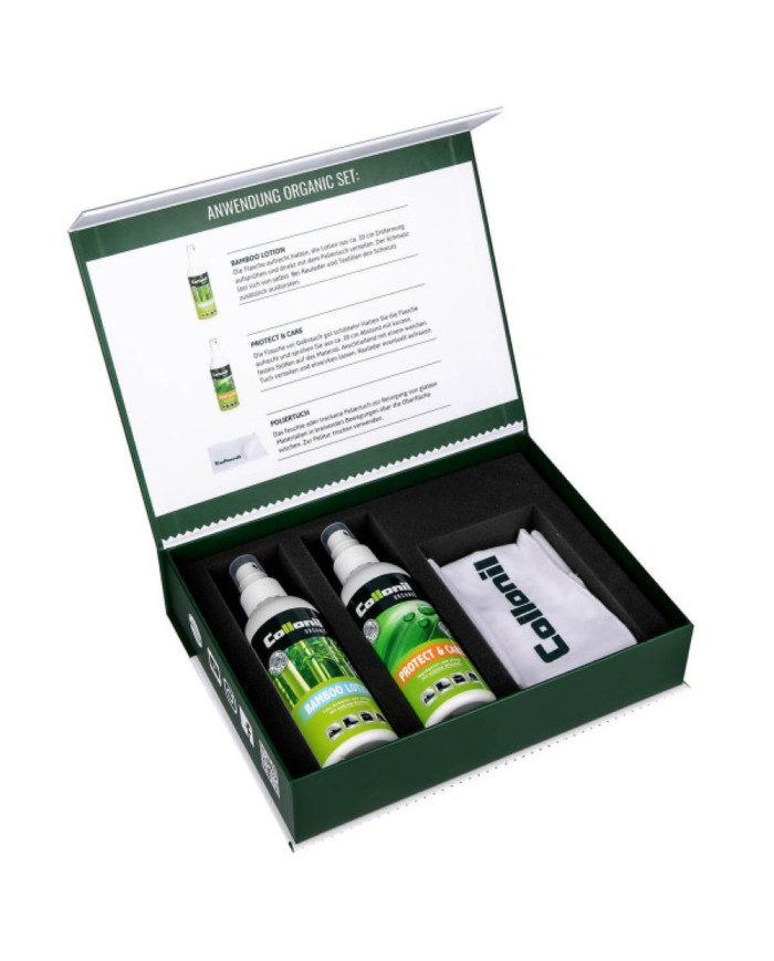 Collonil Organic Zestaw Do Czyszczenia I Impregnacji Obuwia Mały