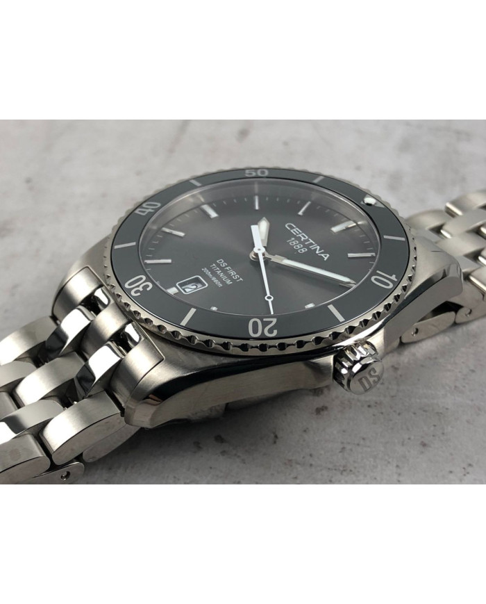 Certina DS First Ceramic Titan C014.410.440.8100 Zegarek Męski