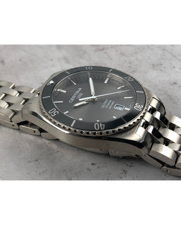 Certina DS First Ceramic Titan C014.410.440.8100 Zegarek Męski